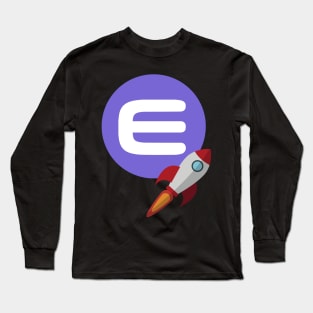 Enjin crypto to the moon Long Sleeve T-Shirt